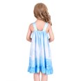 thumbnail image 4 of Robe de Fille Princesse Chemise de Nuit Pyjama d'Été Nœud Papillon 5 Ans, 4 of 6