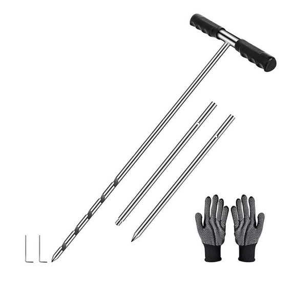 Agricultural Testing Adjustable Soil Probe Solid Stainless Steel Construction
