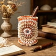 thumbnail image 1 of Portalápices con forma de concha marina | Organiza tus artículos de escritorio | Accesorio de decoración playera para la oficina en casa, 1 of 7
