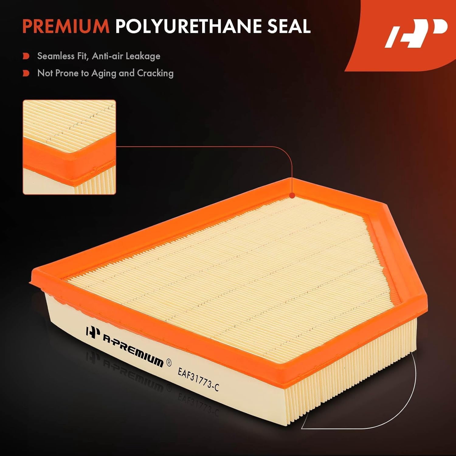 A-Premium Engine Air Filter Compatible with BMW G20 Series 330e 2021-2023, 330e xDrive 2021-2024, 330i 2019-2024, 330i GT xDrive 2019-2019, 330i xDrive 2019-2024, G29 Series Z4 2019-2024, 2.0L