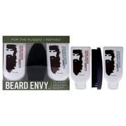 Beard Envy Kit by Billy Jealousy for Men - 3 Pc Kit 3oz Beard Wash, 3oz Beard Control, Brush