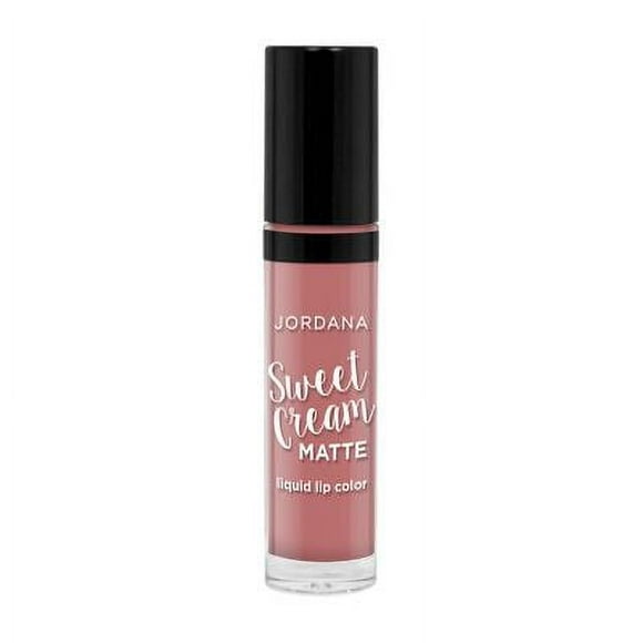 Jordana Sweet Cream Matte Liquid Lip Color 01 CrAAme Brulee