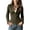 Army Green-#001, variant on Women's Faux Suede Leather Jacket Moto Biker Jacket Stand Collar Full Zip Long Sleeve with Zipper Pockets Casual Outerwear,Brown M