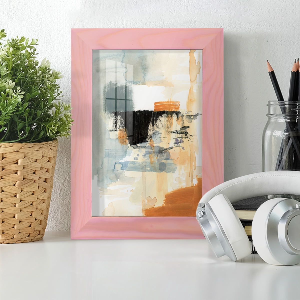 Seria IV - Framed Print w/glass - Sunset Pink