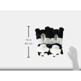 thumbnail image 2 of WISHPETS Chaussons Panda 12 Pouces Jouet en Peluche, 2 of 2