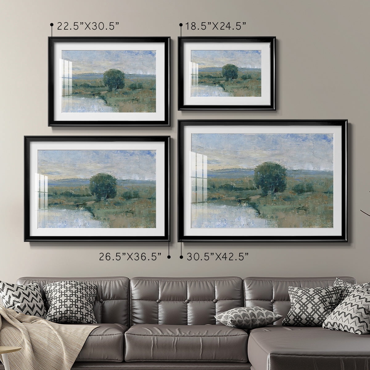 Riverbank Impression II Premium Framed Print - Ready to Hang