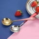 thumbnail image 4 of 5PCS Soup Spoons, Stainless Steel Soup Spoon Coffee Spoons Ice Cream Spoon Perfect for Home and Kitchen (White), 4 of 5