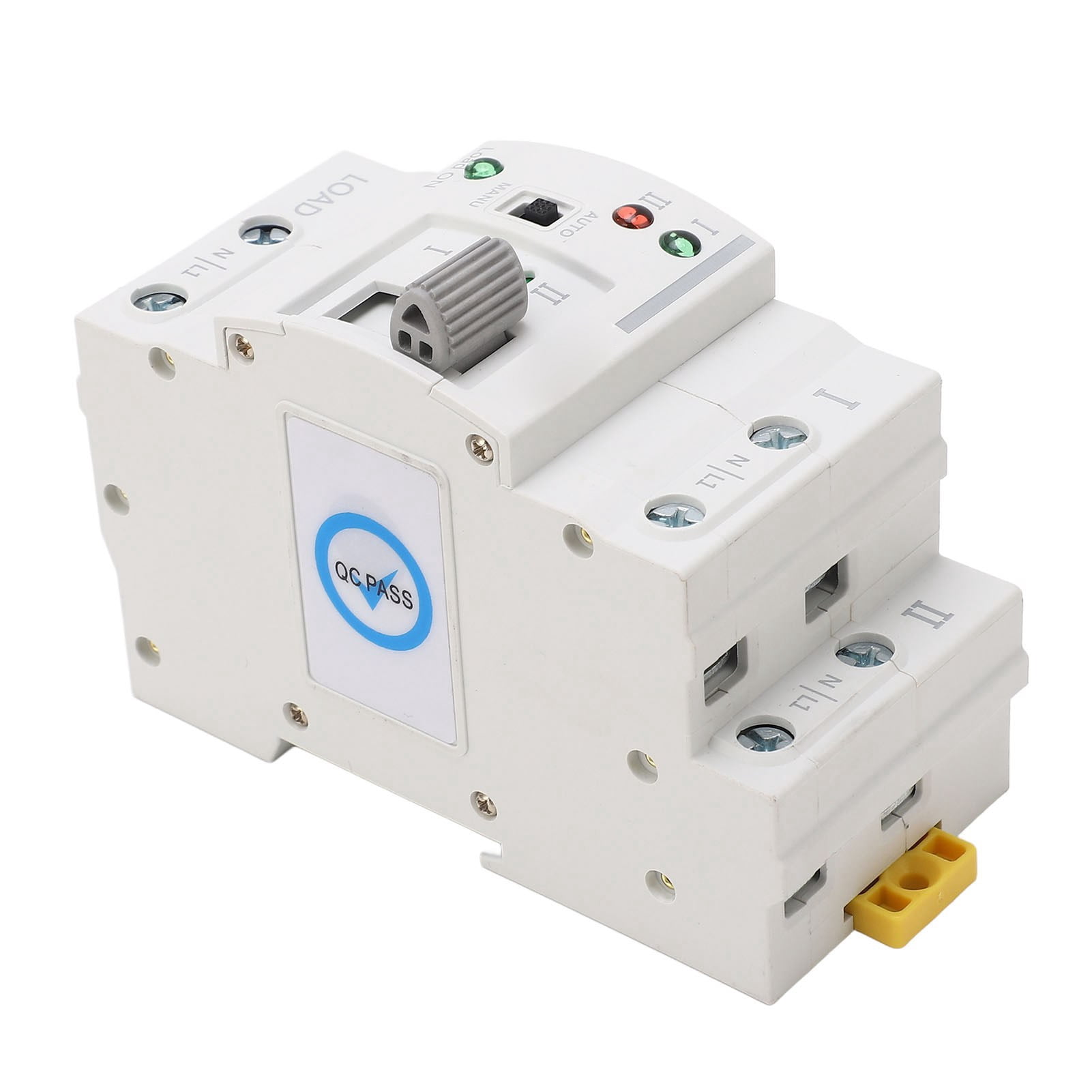 DEWIN Automatic Transfer Switch, Dual Power Automatic Transfer Switch 2P 16A ATS Electrical Circuit Generator Changeover Switch (220V AC)