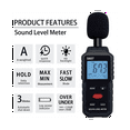 thumbnail image 6 of Digital Sound Level Meter,Sound Meter For Classroom Home Street,30-130DBA DB Meter to Measure Noise,Noise Decibel Reader, 6 of 8