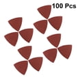 thumbnail image 2 of EeaseCA 100 Pcs/Pack 8x8x8cm Feuilles de Ponçage Triangulaires Rouge Foncé, 2 of 7