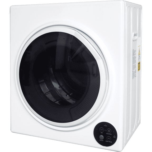 Kaelara Compact Front‑Load Electric Clothes Dryer, Touch Control Vented Tumble Dryer, White