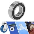 thumbnail image 2 of Rodamientos de bolas de ranura profunda Unique Bargains 6206DDU P0 30x62x16mm Lubricados con doble sello de goma tono negro plateado para ruedas de scooter y patineta, 2 of 6