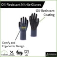 thumbnail image 2 of 12-Pack of Cordova AG581XXL Towa Activgrip Advance 13-Gauge Work Gloves, Gray Nylon Shell, Black Microfinish Nitrile Palm Coating, 2X-Large, 2 of 5