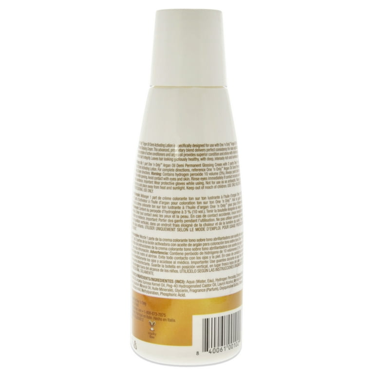 ONE 'N ONLY Argan Oil Demi Hair Color Activating Lotion (6oz) ONE 'N ONLY Argan Oil Demi Hair Color Activating Lotion (6oz)