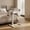 White, variant on Demi Bonn Mobile Height-Adjustable Overbed Table, Gas Spring Lift, Cup Holder, Hidden Wheels, Black