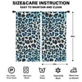 thumbnail image 2 of Blackout Kids Curtains,Blue Leopard Print Childrens Insulated Curtains Set Of 2,Bedroom Essentials,Toddler Room Decor 42"x84", 2 of 5