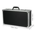 thumbnail image 2 of 3 Pieces Storage Case Portable Tool Chest Luggage Drywall Boxes Black, 2 of 8