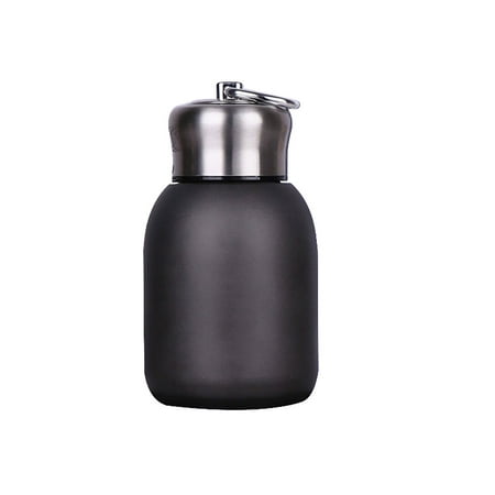 

300ML Mini Thermal Mug Leak Proof Vacuum Flasks Stainless Steel Insulated Drink Water Bottle Portable Travel Thermos Cup for Indoor Outdoor Kids Children Women School Office Coffee Milk Tea