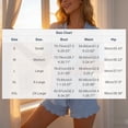 thumbnail image 4 of Pajamas Soft Sleepwear Summer 2 Piece Loungewear Women's Soft Pajamas Set Short Sleeve Button Down Shirt And Ruffled Shorts 2 Piece Sleepwear Loungewear Sets Light Blue Xl, 4 of 9