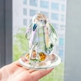 thumbnail image 5 of 1pcs Crystal Penguin Figurines Decor Gifts for Women Men Cute Penguin Statues Collectibles Animal Blown Glass Sculpture Home Table Decoration，Style 1 Blue, 5 of 5