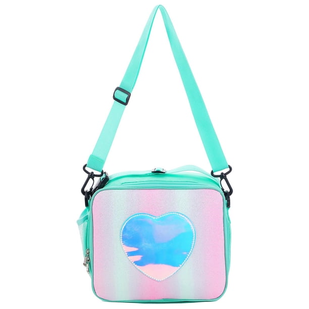 Bearachild Bolsa de almuerzo con aislamiento Organizador Bolsa de almacenamiento de picnic Verde claro Almacenamiento y organización del hogar Verde claro