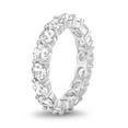 thumbnail image 2 of Cubic Zirconia Eternity Band Ring in Sterling Silver, 2 of 10