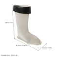 thumbnail image 6 of BESTYASH 2Pcs Hiking and Rain Boot Liners Soft Plush Socks for Long Wear and Foot Protection, 6 of 6
