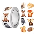 thumbnail image 1 of Rollable Animal Stickers for Journaling and Phone Customization Unique Life Decoration Set of Five Designs, 1 of 6