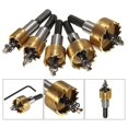 thumbnail image 2 of Lishi High Speed Steel Hole Opener Set - 5 Pieces, Expand Metal Plate 16-30mm, 2 of 4
