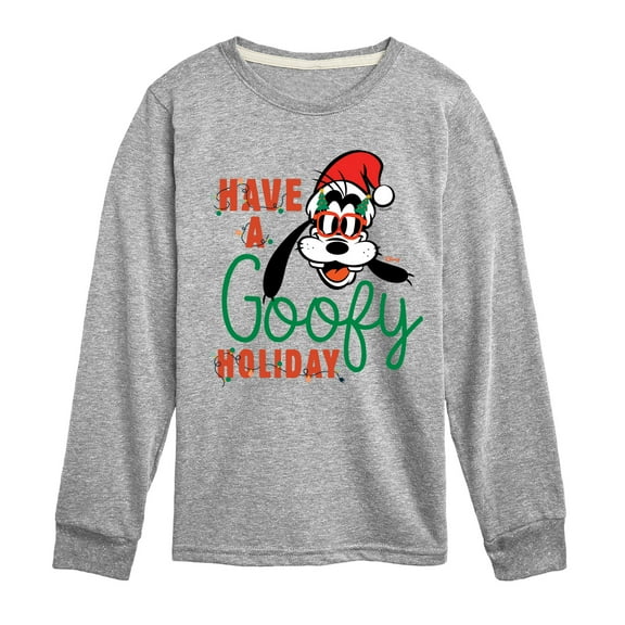 Disney - Have A Goofy Holiday - Toddler & Youth Long Sleeve Graphic T-Shirt