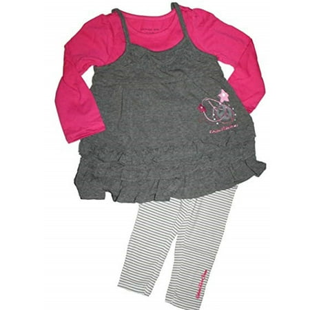Toddler Little Girls' Layered Tunic & Leggings Set - Size: 4T