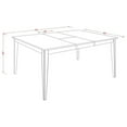 thumbnail image 4 of Tuscan Dining Set - Table with Leaf & 8 Chairs - Kitchen Dinette Set, 4 of 5