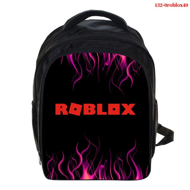 Roblox-Bolso de hombro con estampado Digital 3D para estudiantes, mochila a todo Color de 13 pulgadas, con cremallera, gran capacidad