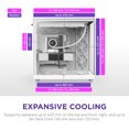 thumbnail image 3 of NZXT CMH92FW01 H9 Flow ATX Mid-Tower PC Case Dual Chamber White, 3 of 8