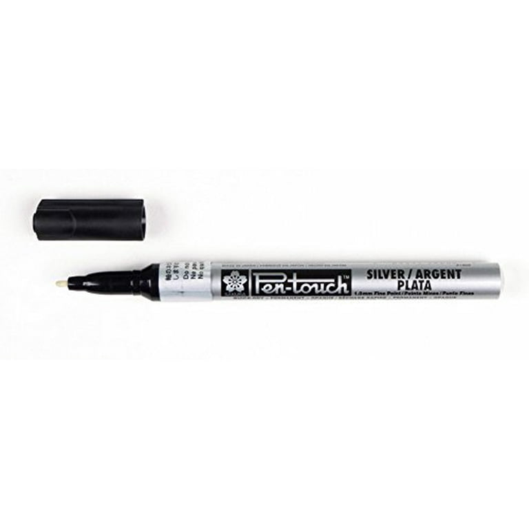 Sakura Pen Touch Paint Marker, Silver 1.0mm Fine #41302-art Craft Pen  Maker, Sold individually 