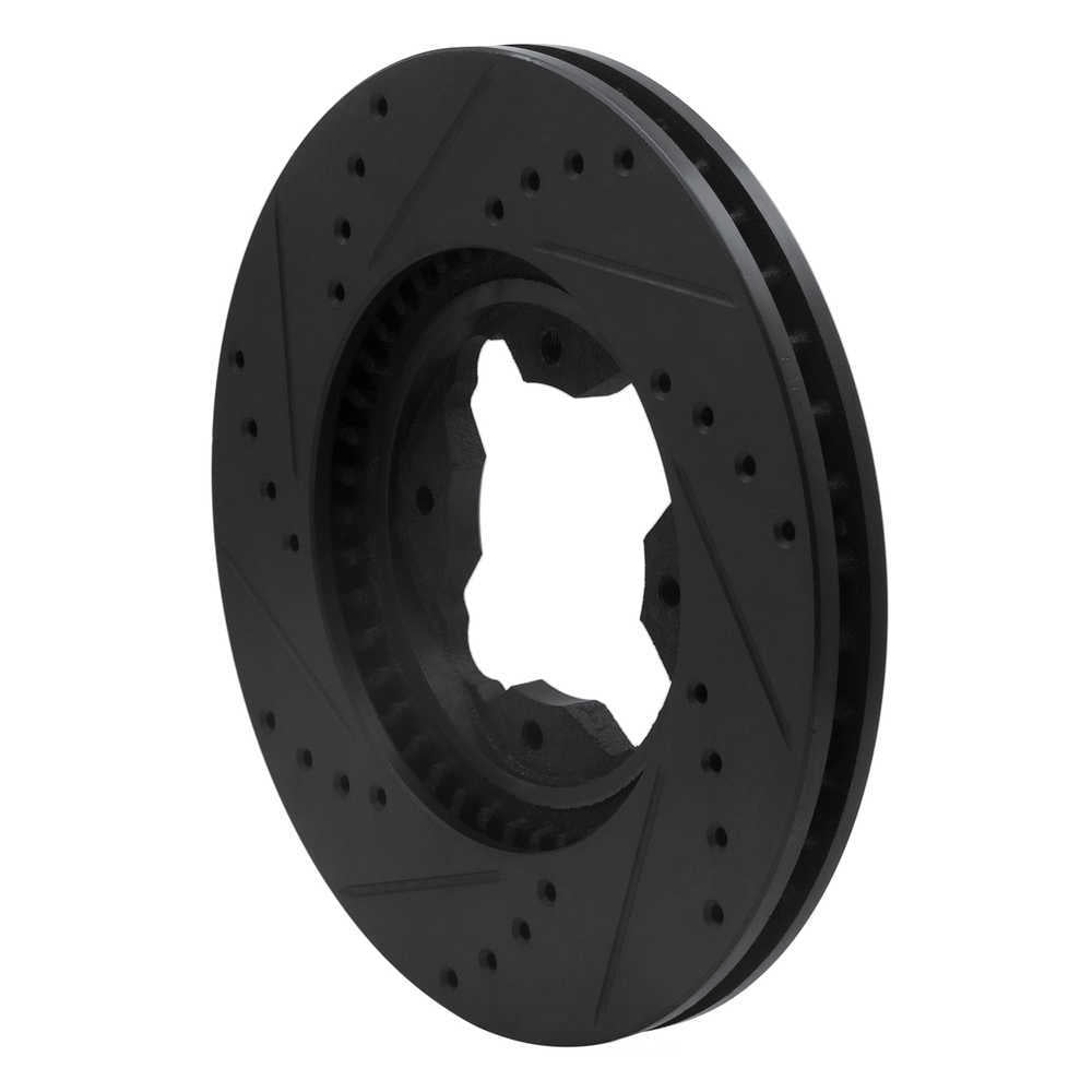 Dynamic Friction Company 633-59020R DFC Brake Rotor - Drilled And Slotted - Black