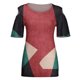 thumbnail image 4 of Elegante mujer cuello redondo impresión manga corta camiseta blusa Tops sudadera OAVQHLG3B Store lin121212, 4 of 5
