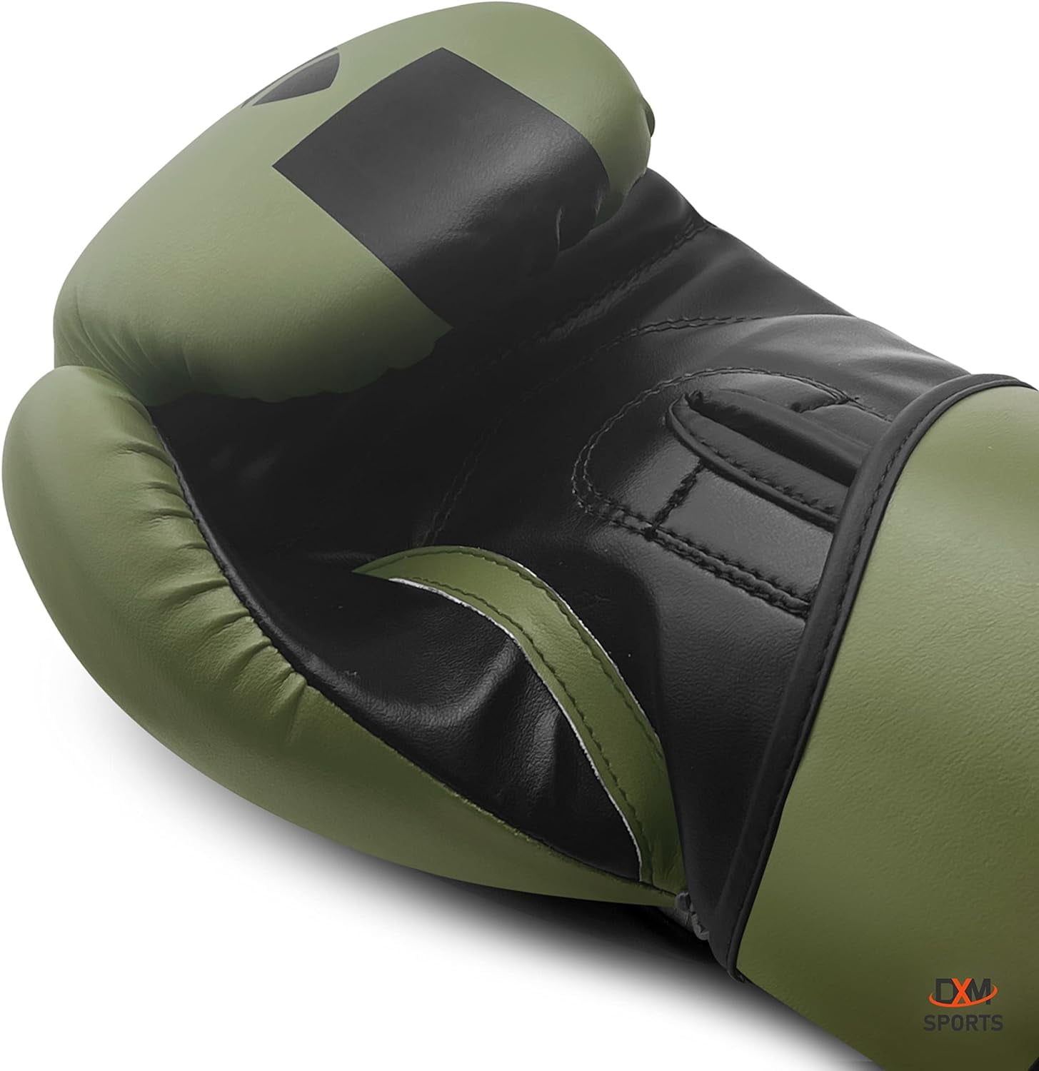 DXM SPORTS Boxing Gloves for Men & Women - Green & Black, 16oz