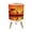 Color 2, variant on Small Trash Can with Lid Giraffes Silhouette African Sunset Acacia Trees Sun Wildlife 1.8 Gallon Dog Proof Trash Can Round Garbage Can Waste Bin Wastebasket for Bathroom Bedroom Living Room