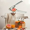 thumbnail image 7 of Full Lemon Juicer Whole Fruit Squeezer | No-Cut Design | Integrated Stainless Steel Blades | Mess-Free Citrus Press | Easy Clean | Quick Lemonade Maker | 1 Pack, 7 of 7