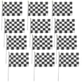 thumbnail image 1 of 12x Banderas Que Mano En Blanco Y Negro F1 Fanáticos De Los Fanáticos De La Fórmula Zulema Bandera de blanco y negro, 1 of 7