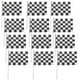 thumbnail image 1 of 12x Banderas Que Mano En Blanco Y Negro F1 Fanáticos De Los Fanáticos De La Fórmula Zulema Bandera de blanco y negro, 1 of 7