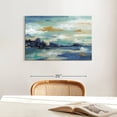 thumbnail image 6 of Elephant Stock Sea Isle I Wall Art - Horizontal Canvas Wall Art - Living Room Wall Decor - Abstract Canvas - Blue And Turquoise Decor By Nan - 24" x 16", 6 of 7