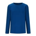 thumbnail image 4 of Lenpel Women's Crew Neck Sweatshirts Casual Puff Long Sleeve Textured Pullover Tops Fashion Fall Winter Clothes, 4 of 6