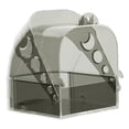 thumbnail image 1 of Bañera compacta para pájaros, ideal para interiores, para bañar loros, pinzones, canarios, periquitos y cotorras., 1 of 8