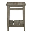 Shop Manor Park Modern Farmhouse Plank End Table, Grey Wash Great
