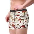 thumbnail image 4 of Fotbe Cartoon Mushrooms Men’s Total Support Pouch Boxer Briefs, X-Temp Cooling, Moisture-Wicking Underwear, Regular, Long-leg and Trunk-, 4 of 9