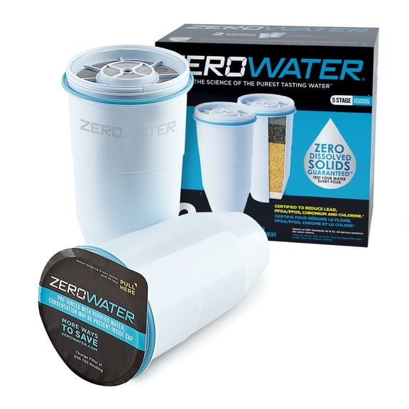 ZeroWater 5-stage water filter replacement - 2 pack