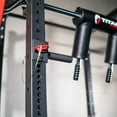 thumbnail image 5 of Titan Fitness Squat Handles Compatible with X-3 Series Power Rack, Sold as a Pair, Rack Mounted Dip Bar Station Attachments for 3" x 3" Tube Power Cage, Home Gym Rack Accessory, 5 of 6