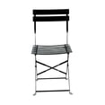 thumbnail image 2 of Carolina Classics  Set of 2 Folding Metal Bistro Chair in Black, 2 of 7
